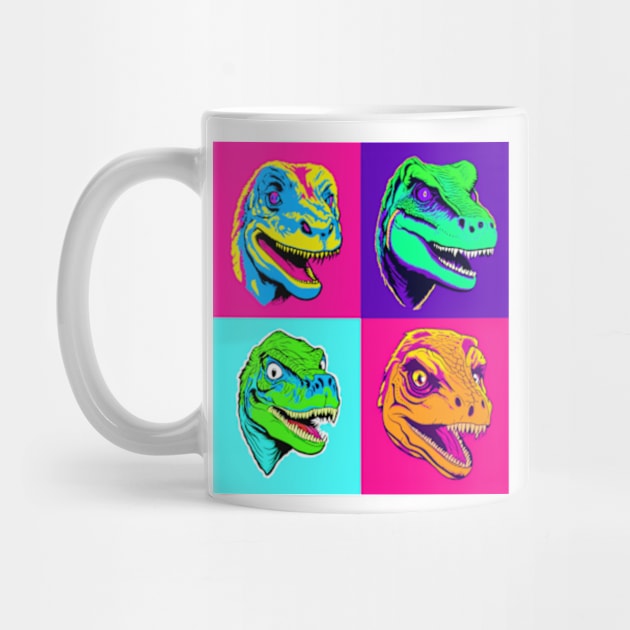 Dinosaur Pop Art by osmansargin